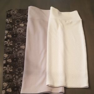 LuLaRoe Cassie Skirts - set of 3